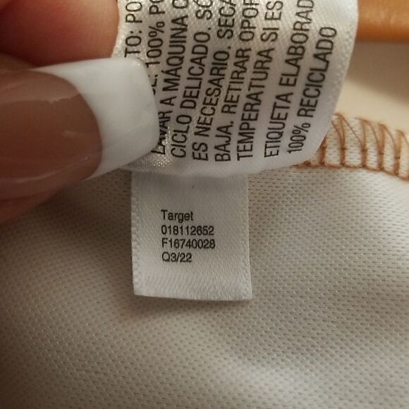 Brown faux leather shorts with bow tie. New with tags - Picture 13 of 15